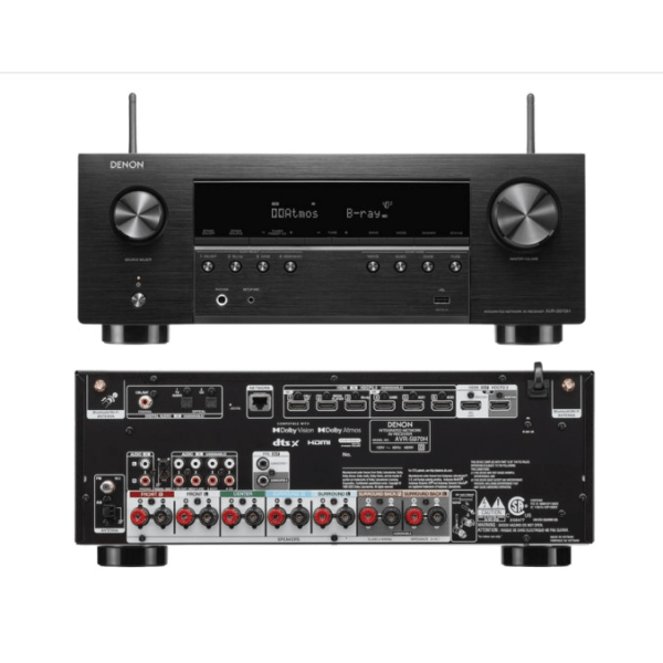 Denon 7.2 channel receiver 8K video and 3D audio experience