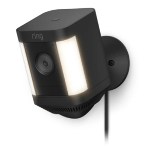 Ring Spotlight Cam Plus Plug In Black