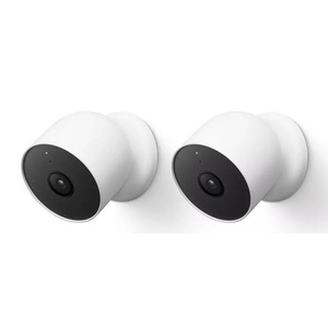 Google Nest Battery Powered Camera White (2 Pack)