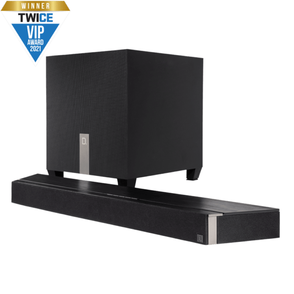 Definitive Technology 4.1 Channel Surround Sound Ultra-Compact Sound Bar with 8-inch Subwoofer